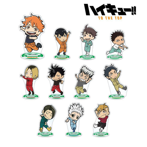 『ハイキュー!! TO THE TOP × 東武動物公園』ちびキャラ 飼育係ver. トレーディングアクリルスタンド(単位/BOX)【202501再販】